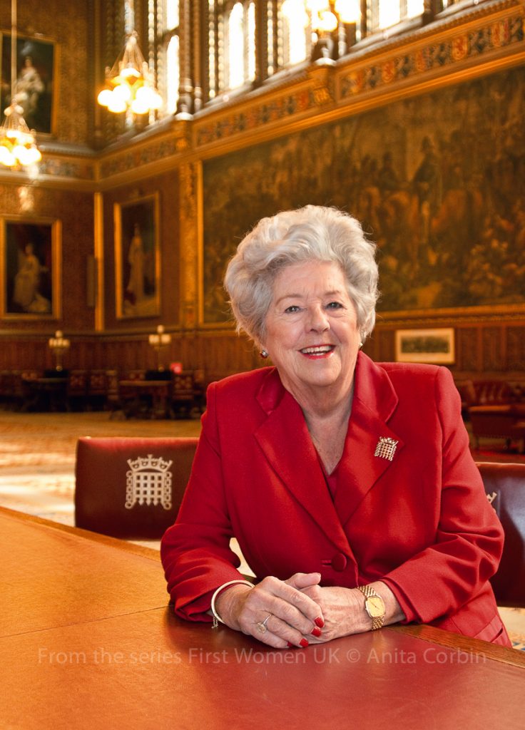 The Rt Hon Baroness Betty Boothroyd Om Pc First Women Portraits
